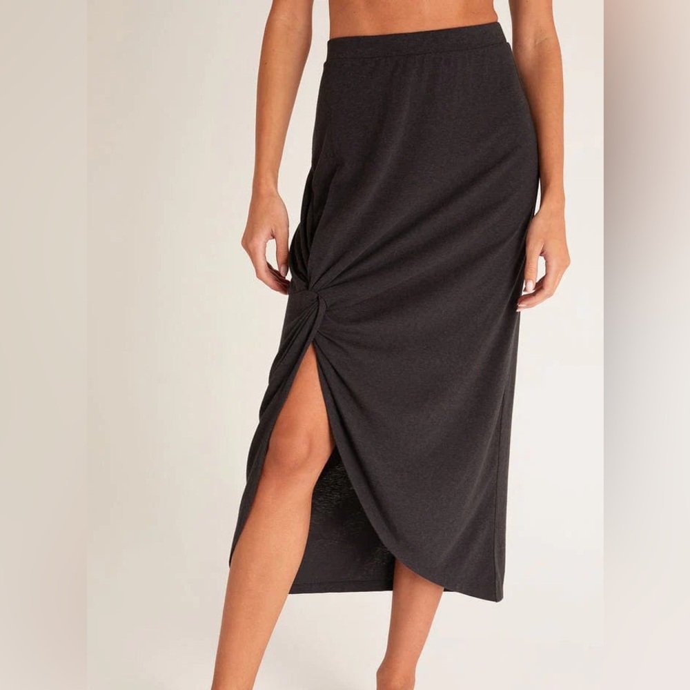 Z Supply Triblend Sabina Knot Twist Skirt NWOT